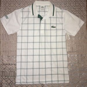Lacoste golf style polo size 2 men’s green stripes